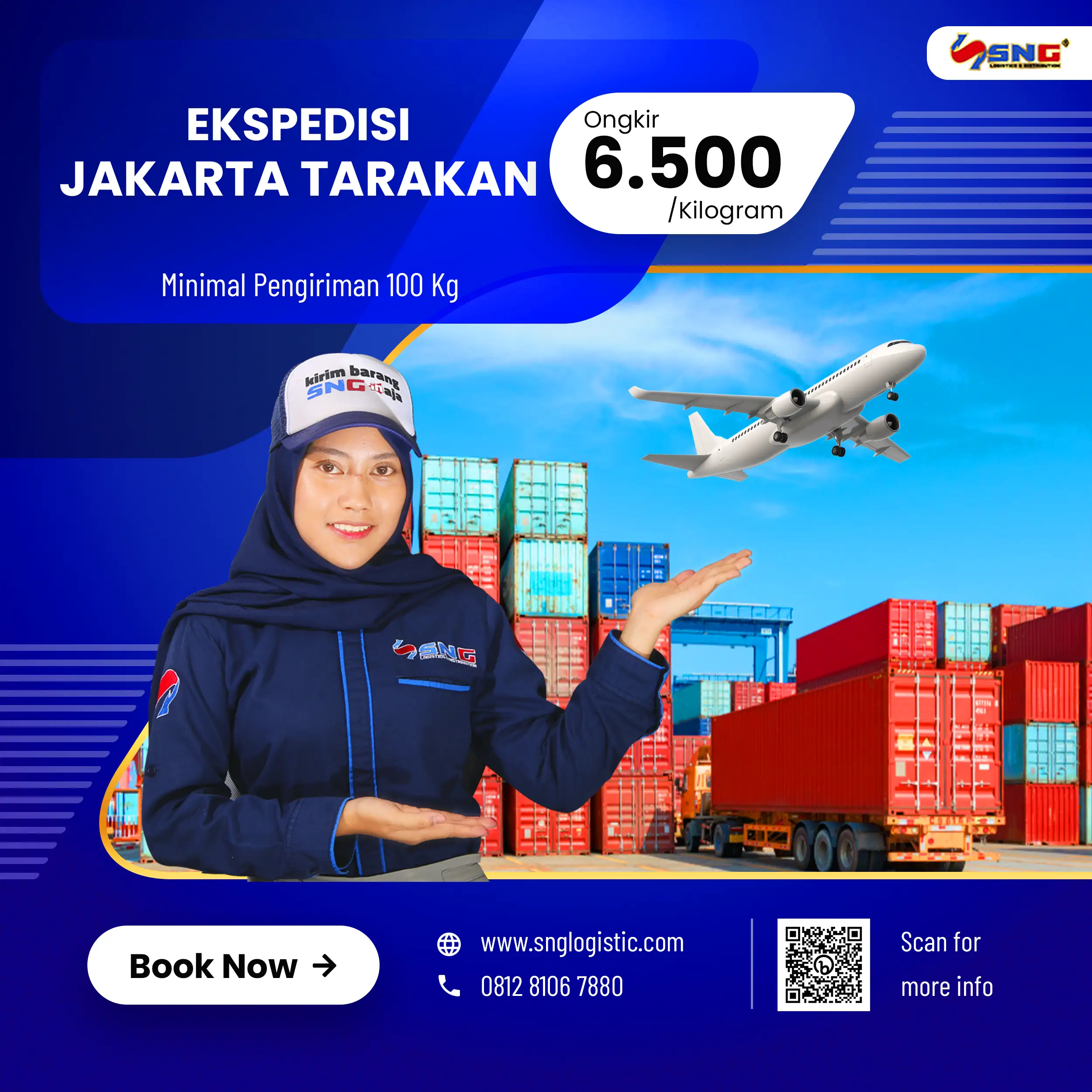 Jasa Ekspedisi Jakarta Tarakan Tarif Termurah 2025